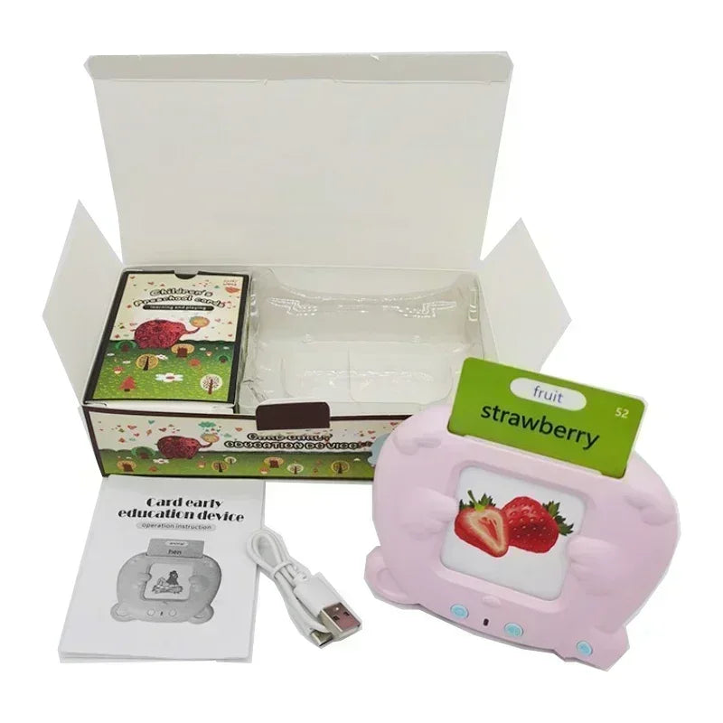 KinoKidz : Kit éducatif interactif 3-en-1 – Livre audio, machine d’apprentissage et cartes flash