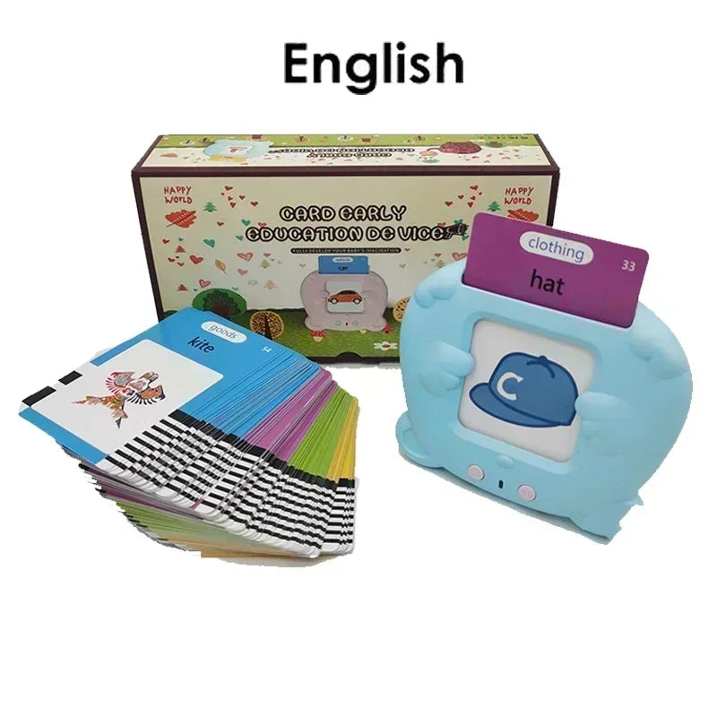 KinoKidz : Kit éducatif interactif 3-en-1 – Livre audio, machine d’apprentissage et cartes flash