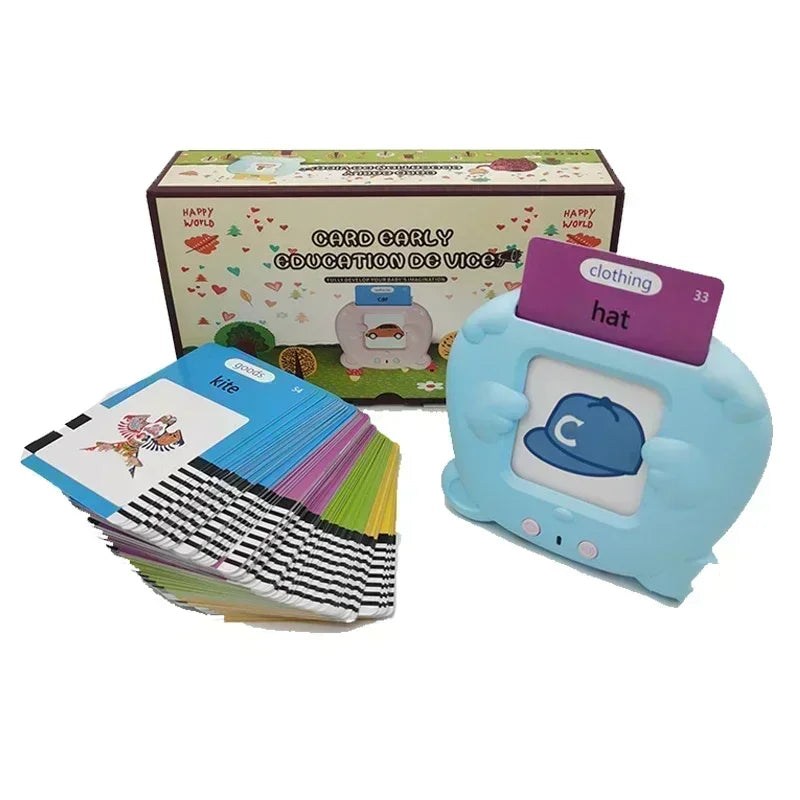 KinoKidz : Kit éducatif interactif 3-en-1 – Livre audio, machine d’apprentissage et cartes flash